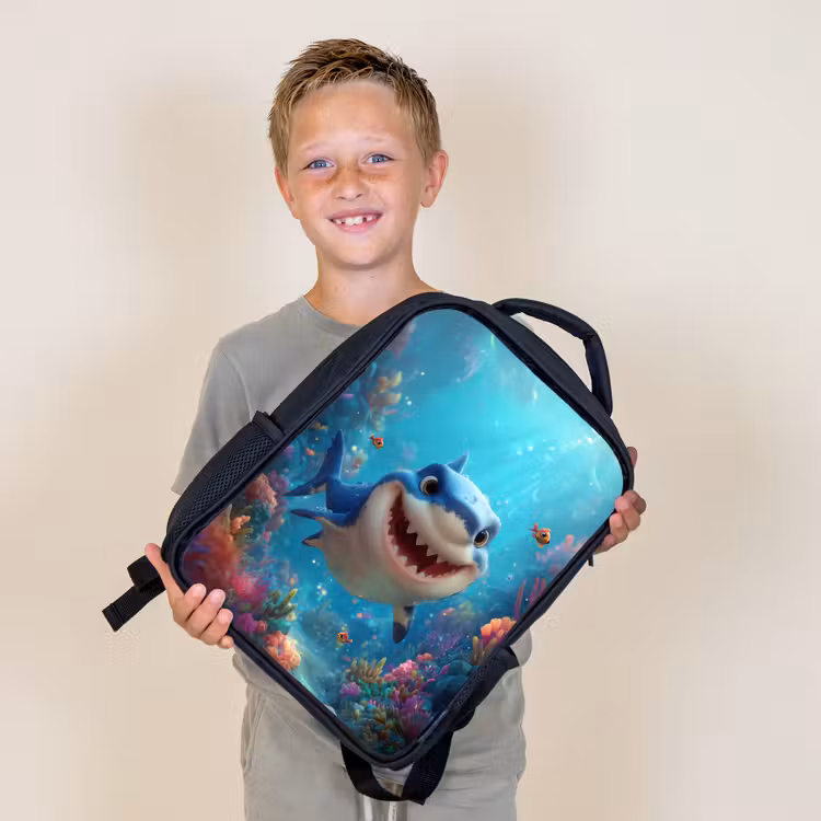 Rucksack schwarz mit foto — 4