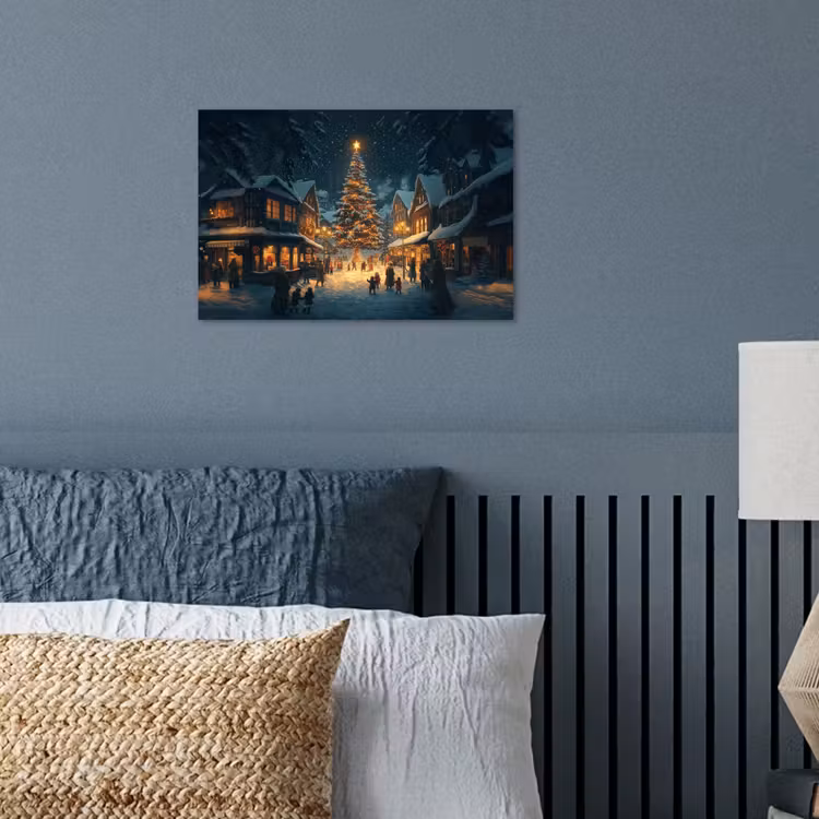 Poster - Weihnachtsfeier - Dorf - Dunkelheit — 3