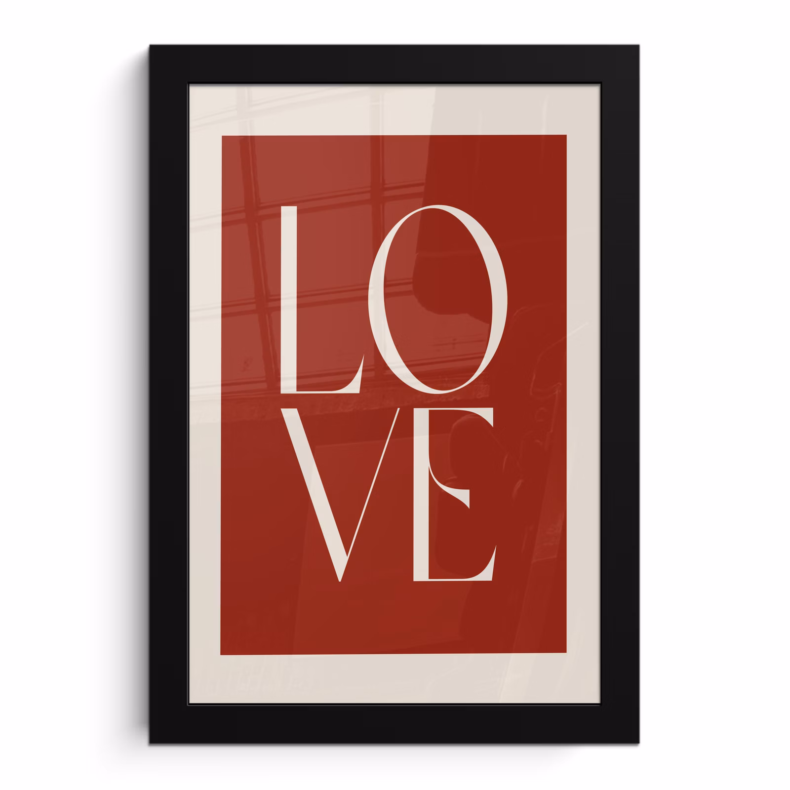 Bilder mit Rahmen - Liebe - Rot - Minimalistisch — 1