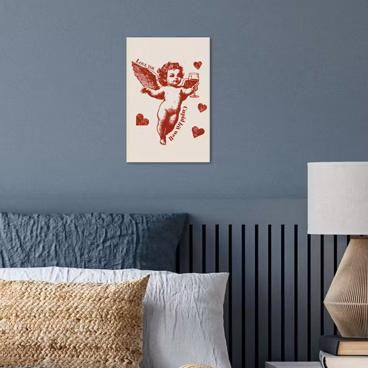 Poster - Amor - Herzen - Rot - Klassisch — 3