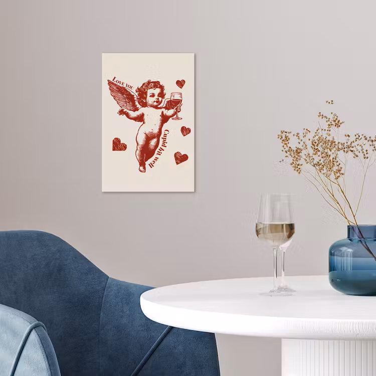 Poster - Amor - Herzen - Rot - Klassisch — 4
