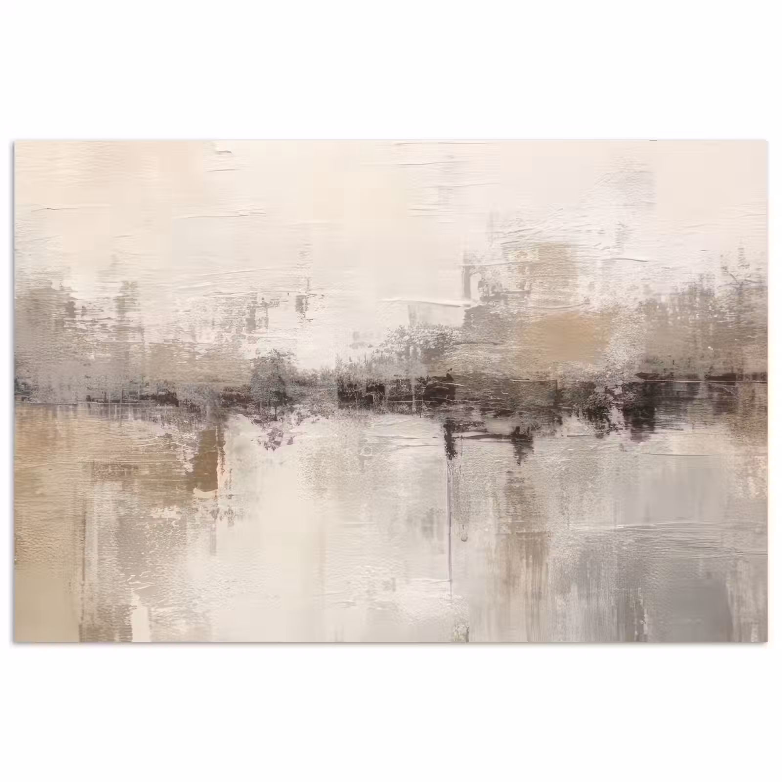 Poster - Moderne Kunst - Abstrakt - Beige — 1