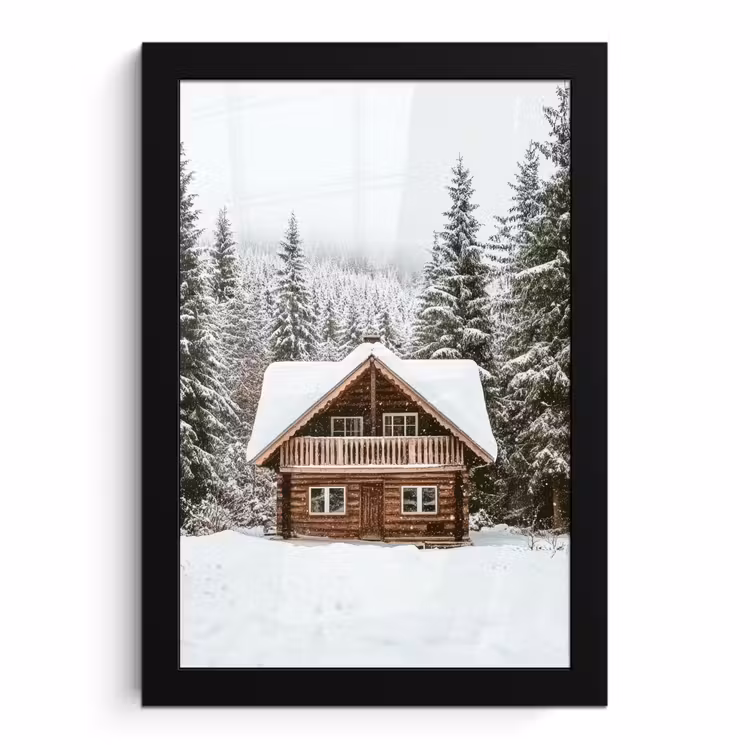 Bilder mit Rahmen - Startseite - Wald - Winter - Natur - Schnee — 1