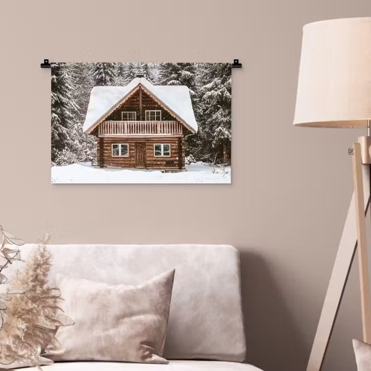 Wandteppich - Startseite - Wald - Winter - Natur - Schnee — 2