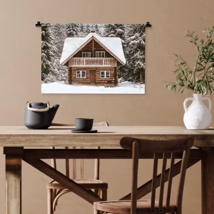 Wandteppich - Startseite - Wald - Winter - Natur - Schnee — 3