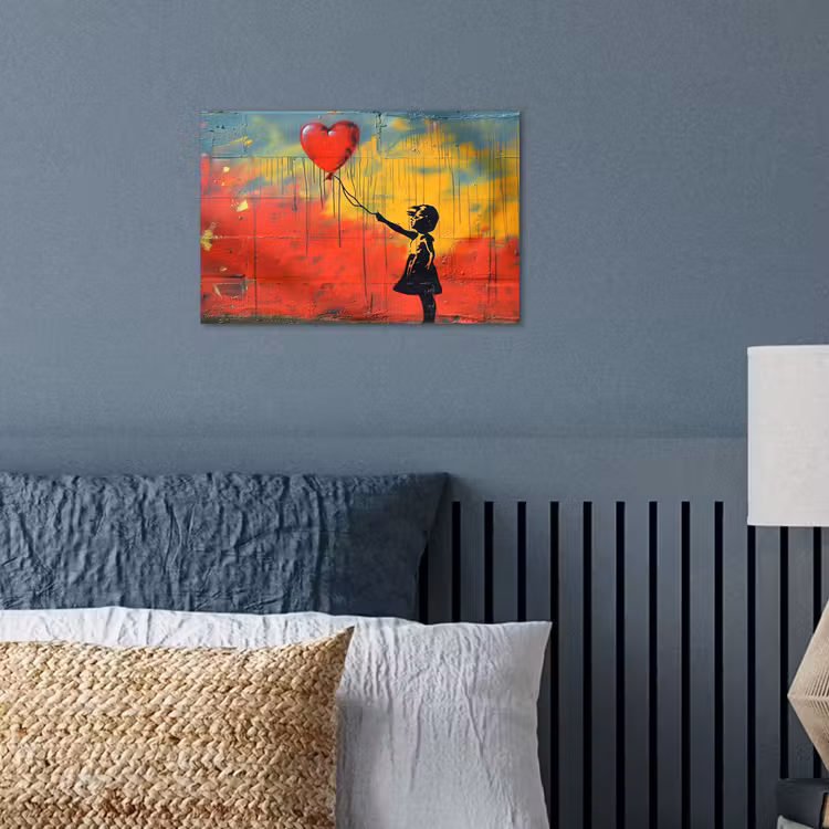 Poster - Banksy - Kunst - Graffiti - Mädchen - Straßenkunst — 3