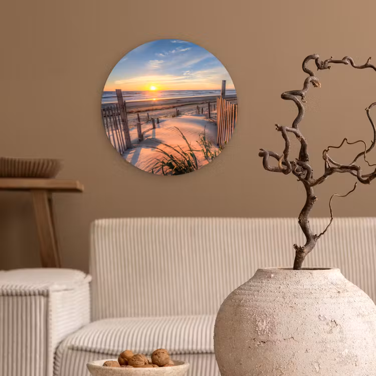 Forexbild Rund - Strand - Meer - Düne - Sonnenuntergang - Landschaft — 2