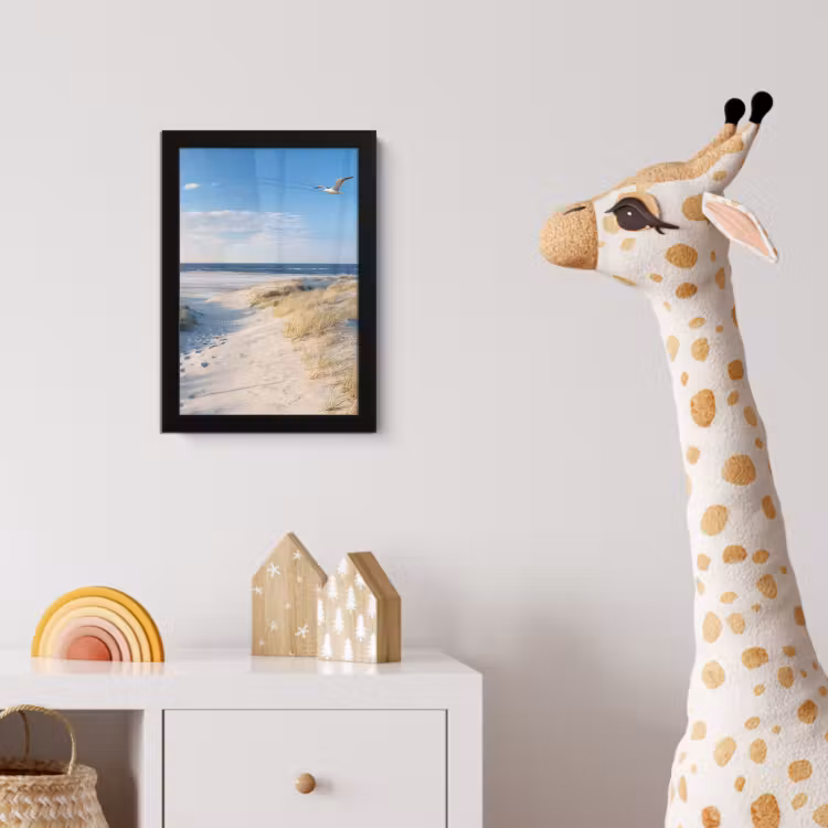 Bilder mit Rahmen - Düne - Möwe - Strand - Meer - Sonne — 5