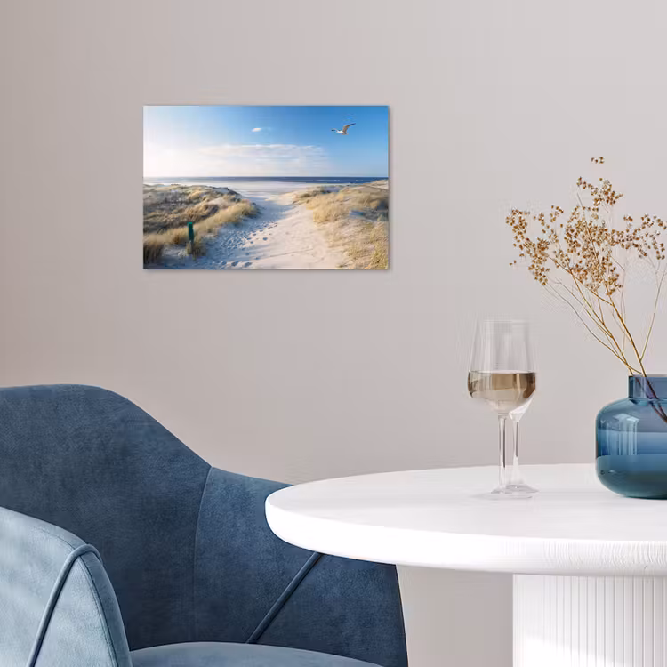 Poster - Düne - Möwe - Strand - Meer - Sonne — 4