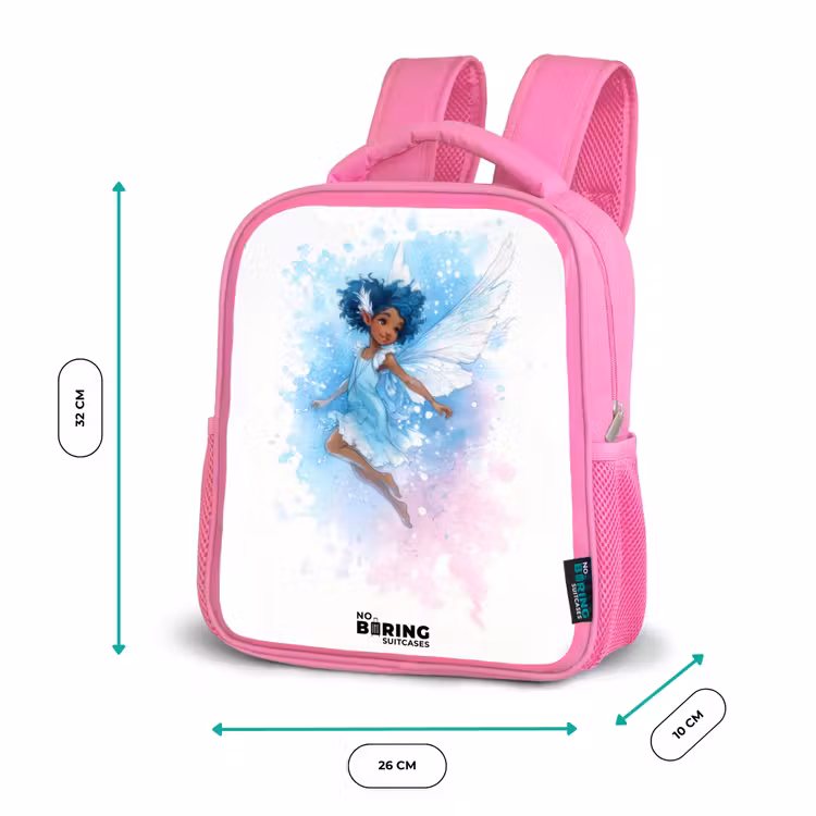 Rucksack Kind - Rosa - Fliegende Fee in Blautönen — 4