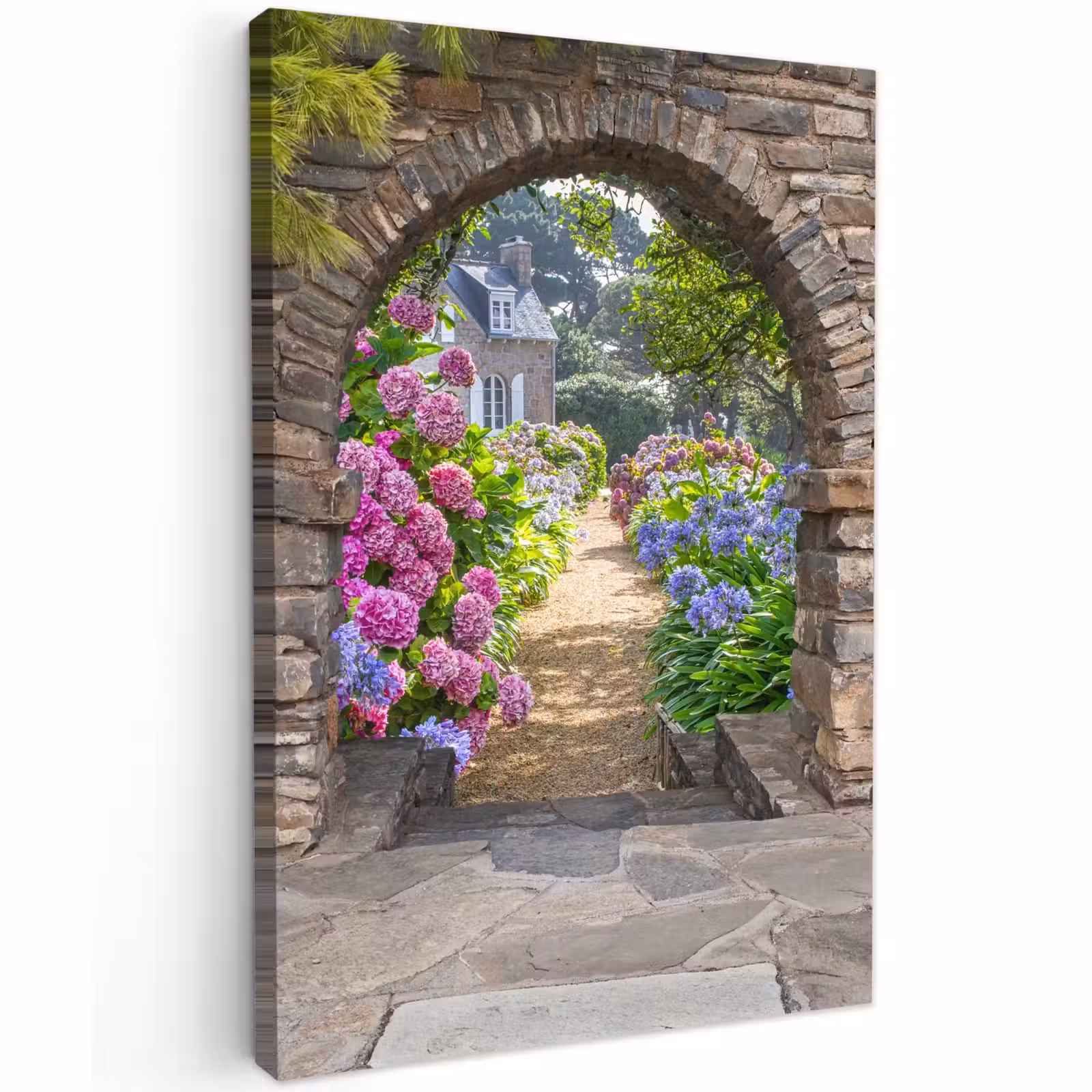 Outdoor Leinwand - Verstopfter Garten — 1