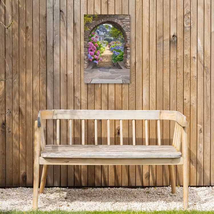 Outdoor Leinwand - Verstopfter Garten — 3