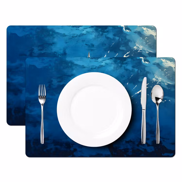 Tischset - 6 Stück - Segelboot - Wasser - Abstrakt - Schatten — 2
