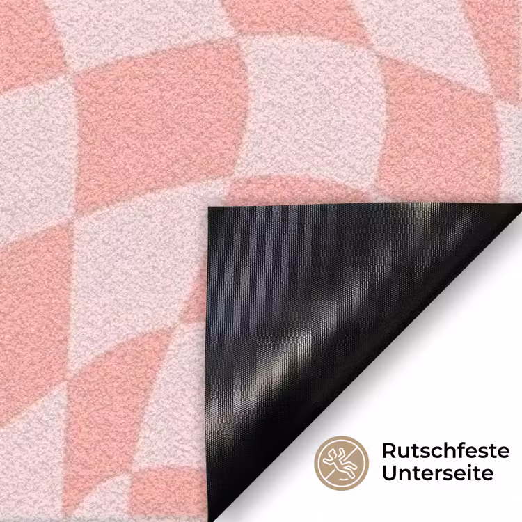 Personalisierbare fußmatte - Familie - Rosa — 5