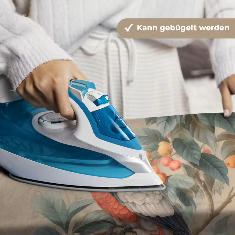 Wandteppich - Rosahaubenkakadu - Zweig mit Früchten - Blätter — 10
