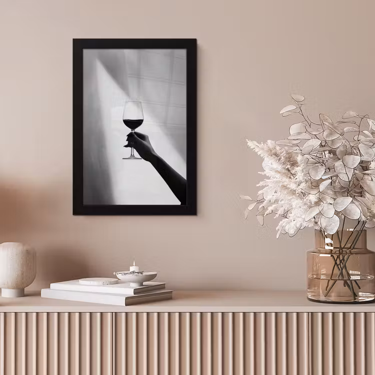 Bilder mit Rahmen - Leicht - Wein - Rot - Glas — 4