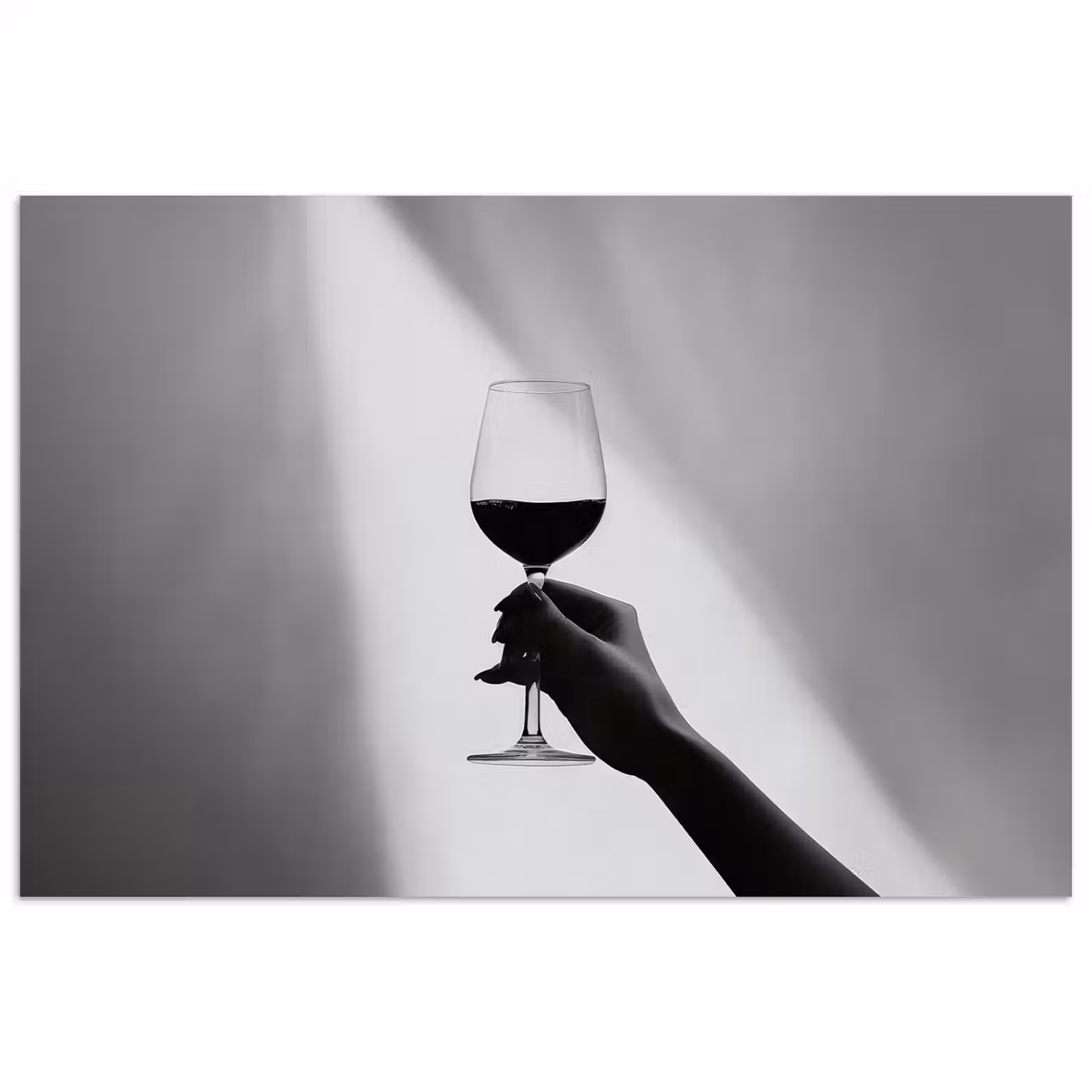 Poster - Leicht - Wein - Rot - Glas — 1