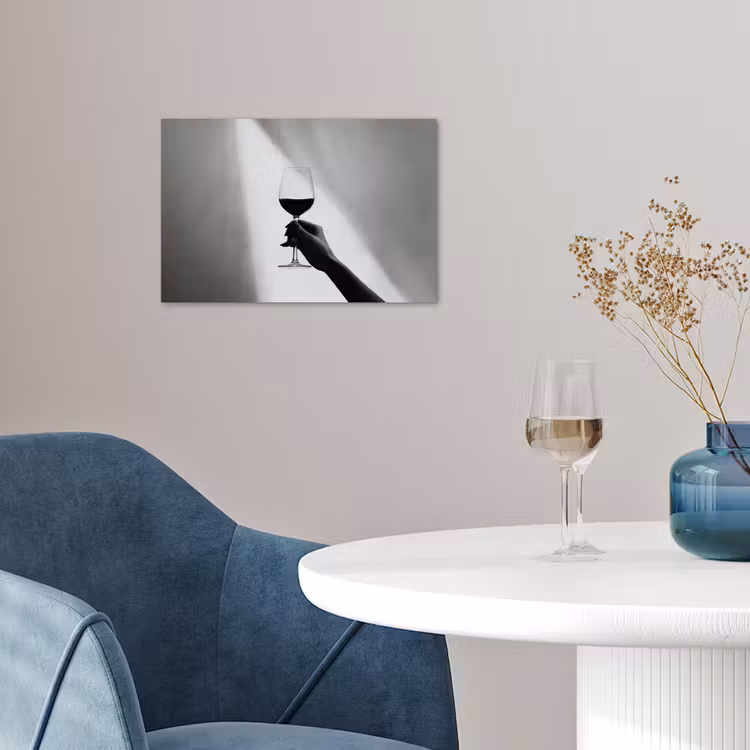 Poster - Leicht - Wein - Rot - Glas — 4
