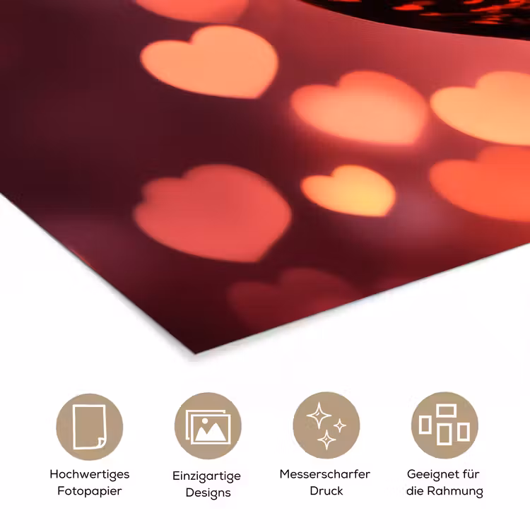 Poster - Rot - Wein - Herzen — 5