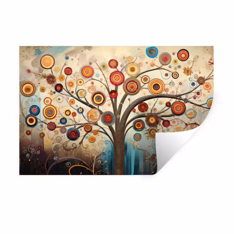 Wandtattoo – Baum - Baum des Lebens - Farbe — 1