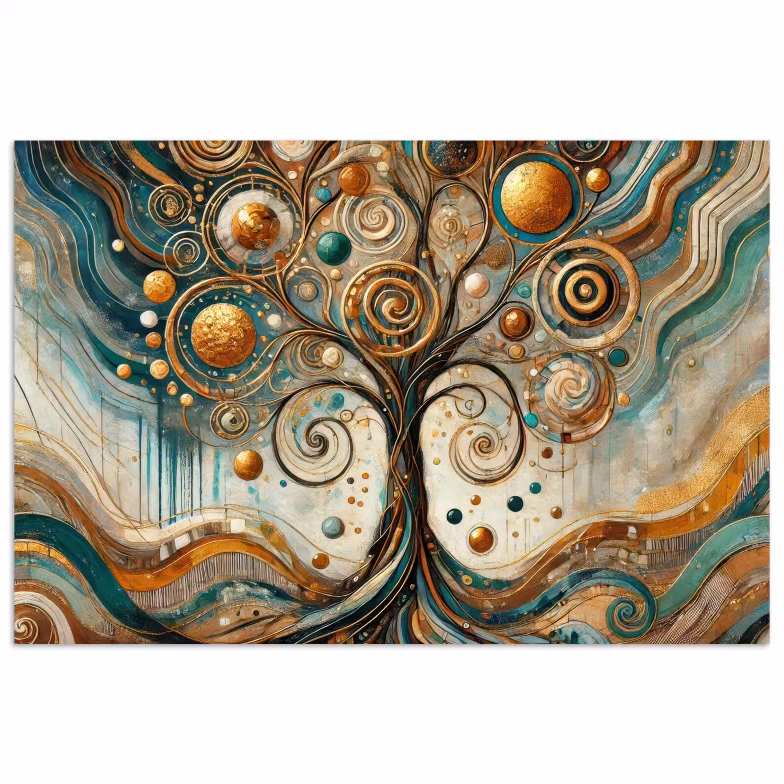 Poster - Baum des Lebens - Baum - Abstrakt - Modern — 1