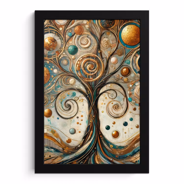 Bilder mit Rahmen - Baum des Lebens - Baum - Abstrakt - Modern — 1