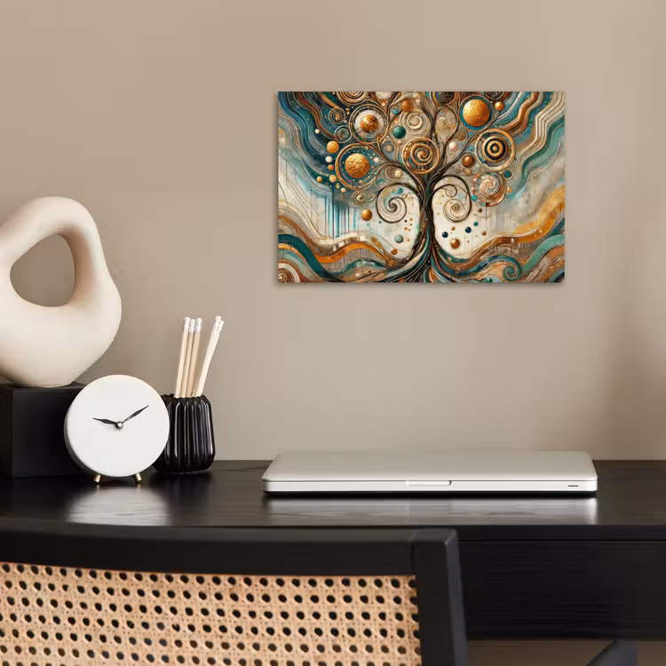 Poster - Baum des Lebens - Baum - Abstrakt - Modern — 2
