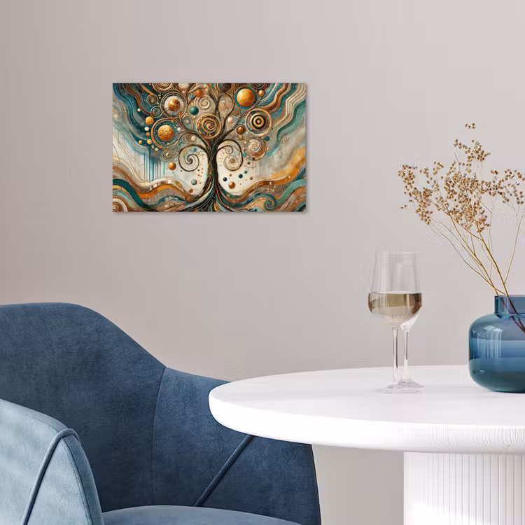 Poster - Baum des Lebens - Baum - Abstrakt - Modern — 4