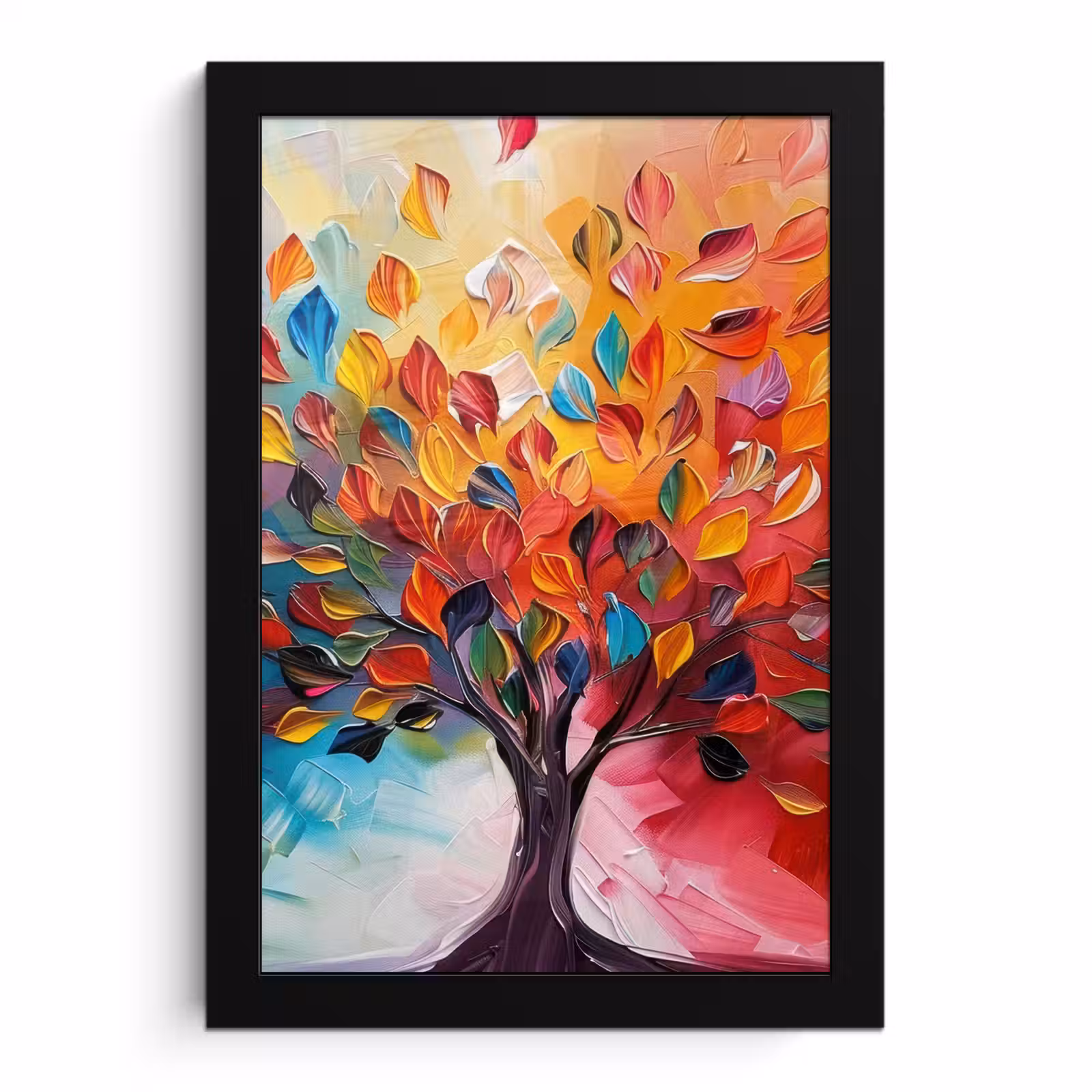 Bilder mit Rahmen - Baum - Baum des Lebens - Bunt - Abstrakt — 1