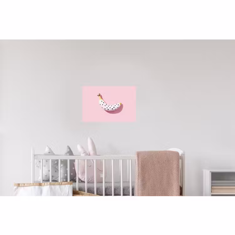 Wandtattoo – Banane - Tupfen - rosa — 5