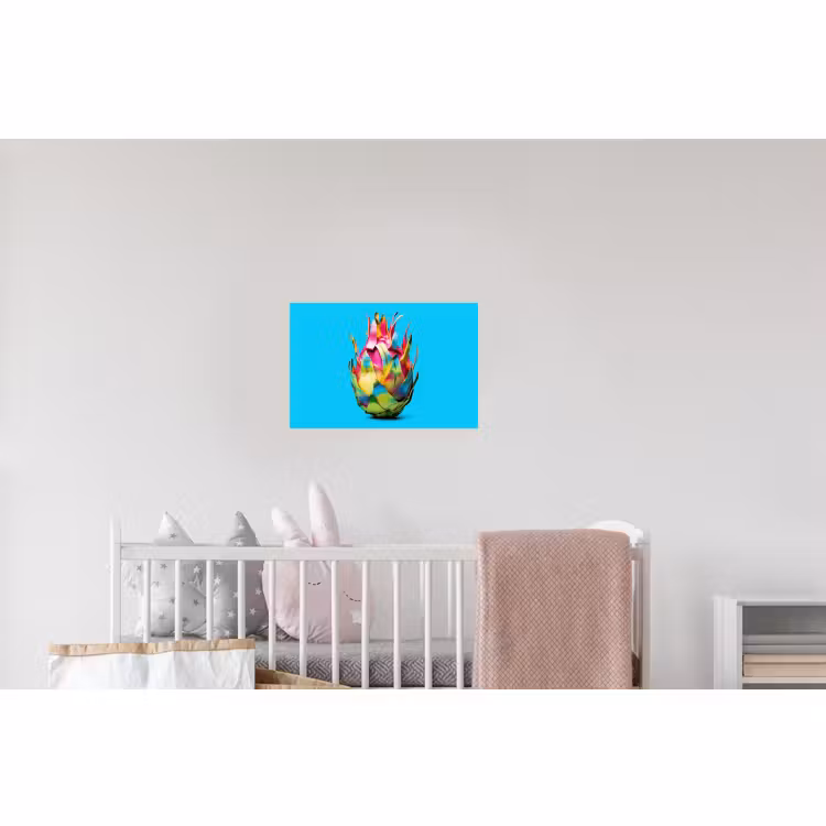 Wandtattoo – Drachenfrucht - Blau - Vivid — 5