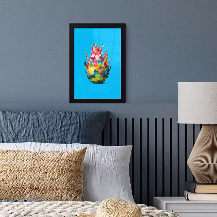 Bilder mit Rahmen - Drachenfrucht - Blau - Vivid — 3