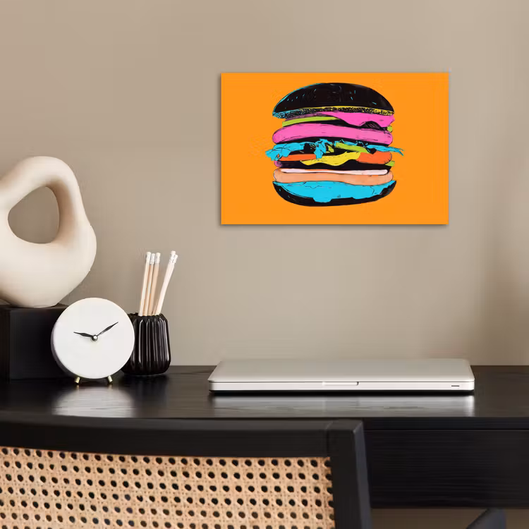 Poster - Hamburger - Bunt - Verspielt — 2