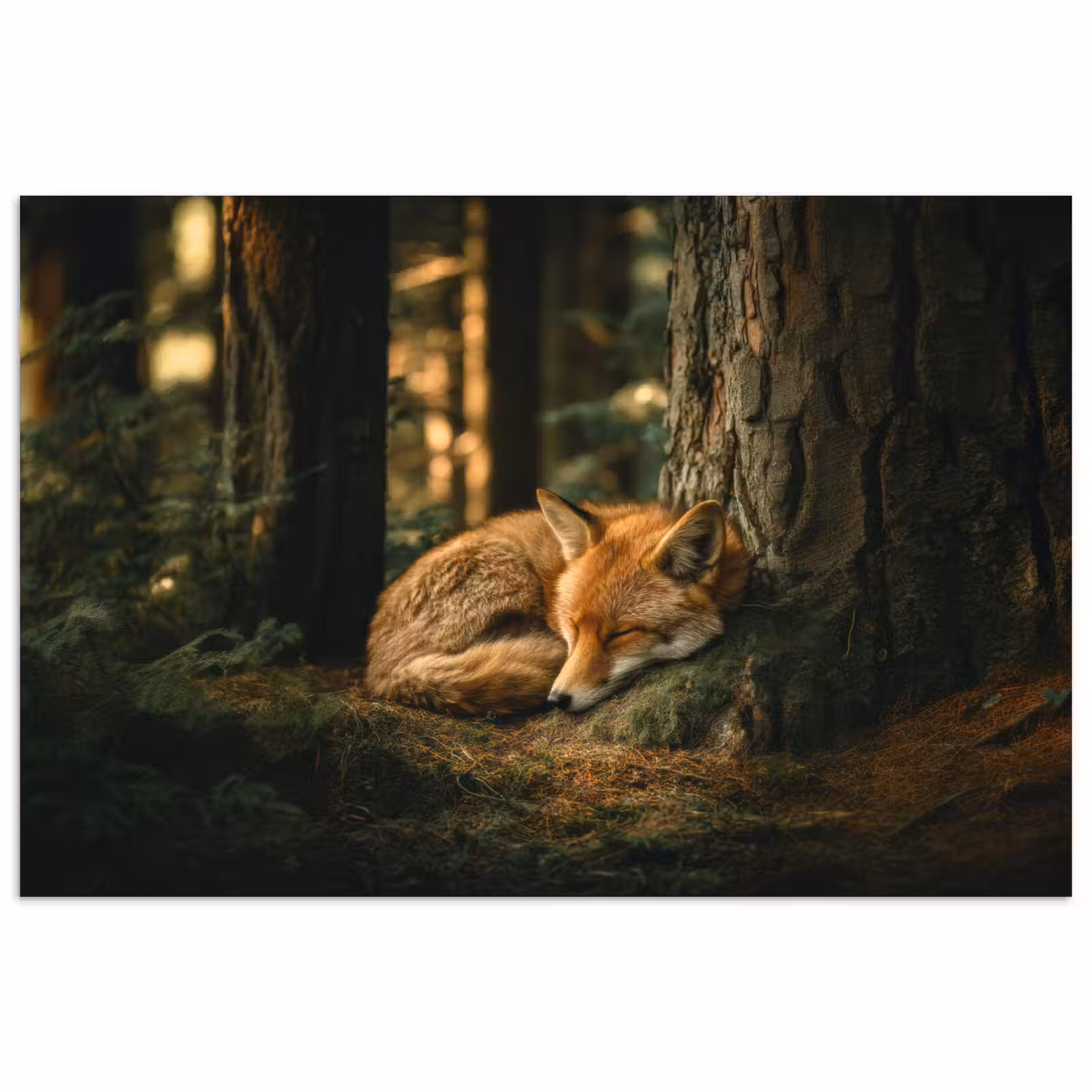 Poster - Fuchs - Wald - Schlaf — 1