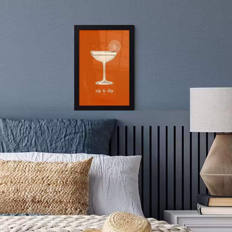 Bilder mit Rahmen - Cocktail - Orange - Sommer - Zitat — 3