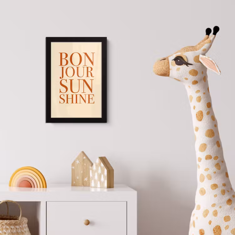 Bilder mit Rahmen - Orange - Zitat - Sonne — 5
