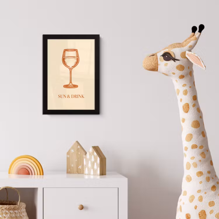 Bilder mit Rahmen - Wein - Sommer - Zitat - Orange — 5