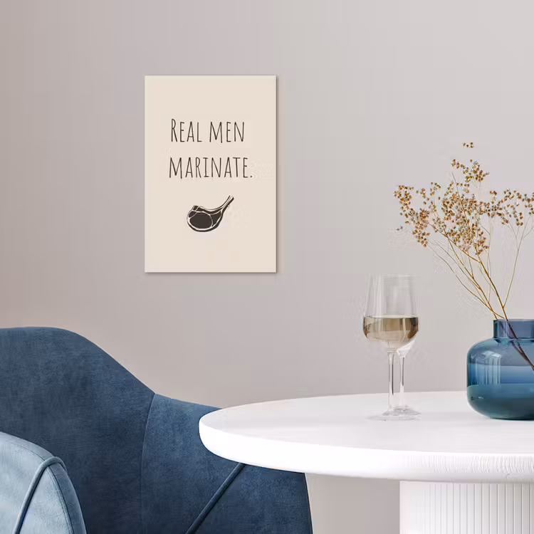 Poster - Fleisch - Minimalistisch - Beige - Zitat — 4