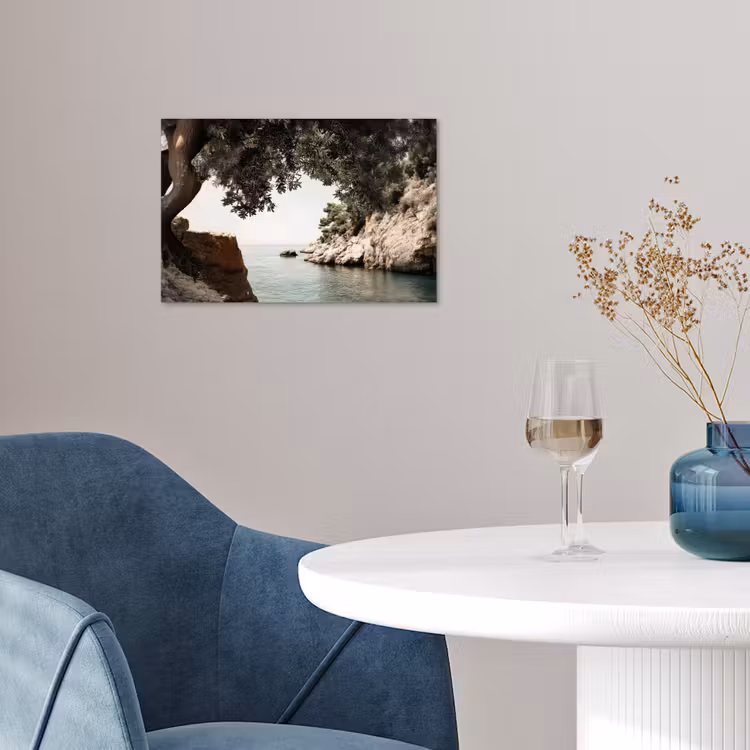 Poster - Felsen - Meer - Baum - Grün — 4