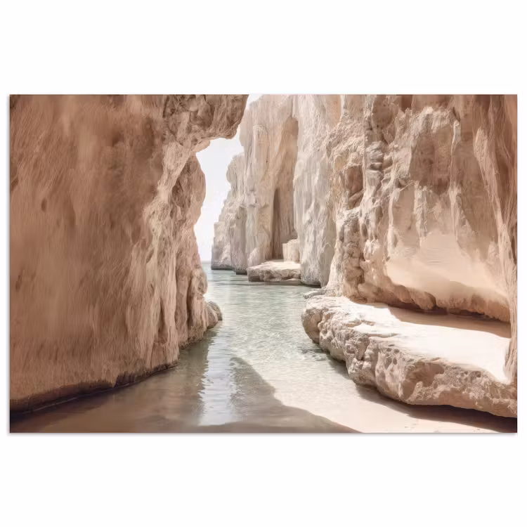 Poster - Felsen - Meer - Sand - Schlucht — 1