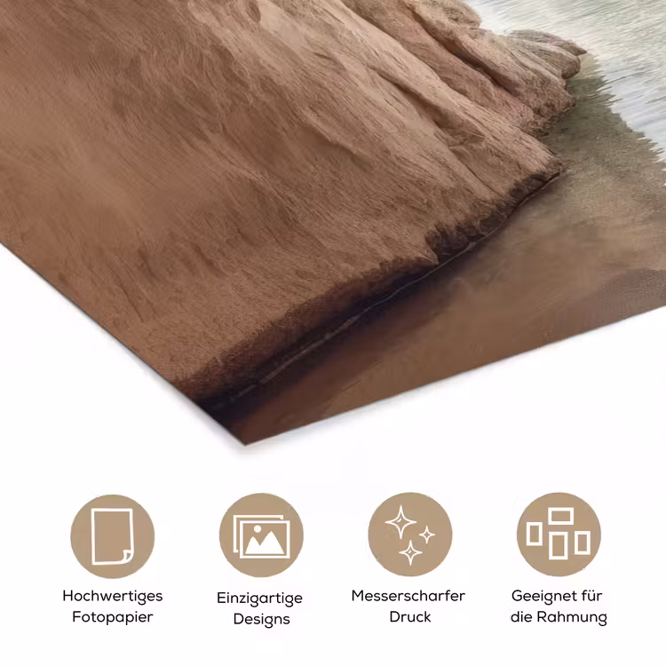 Poster - Felsen - Meer - Sand - Schlucht — 5
