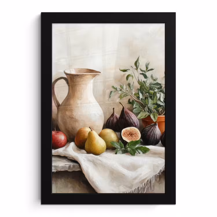 Bilder mit Rahmen - Obst - Kräuter - Ländlich — 1