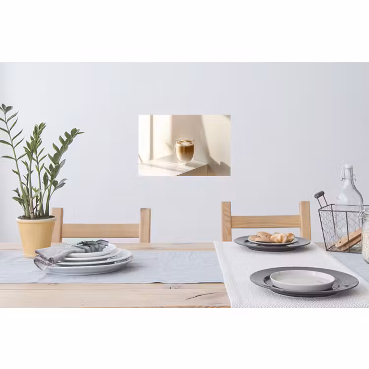 Wandtattoo – Becher - Latte - Minimalistisch - Schatten — 4
