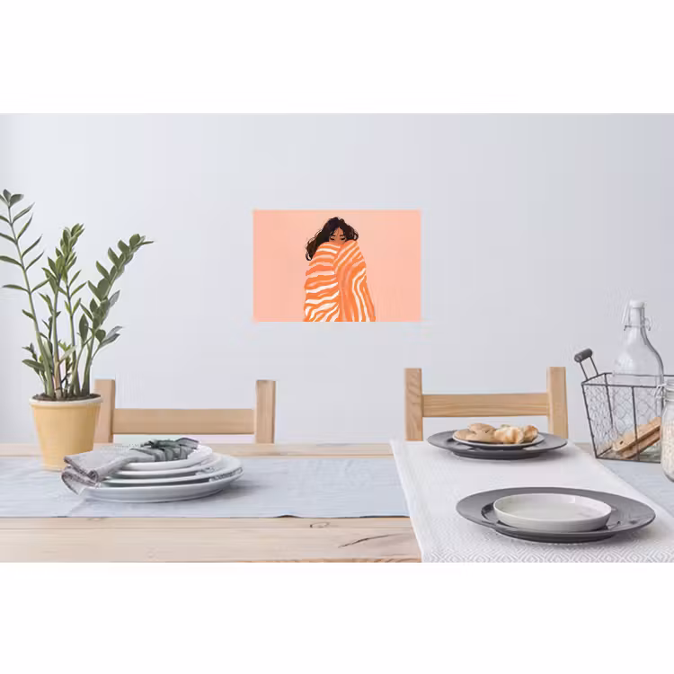 Wandtattoo – Mädchen - Decke - Gestreift - Orange — 4