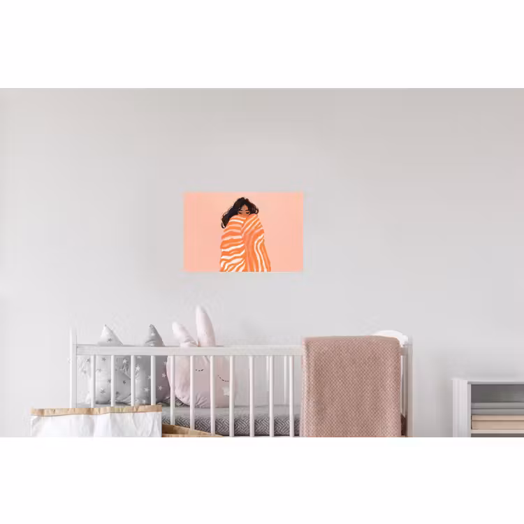 Wandtattoo – Mädchen - Decke - Gestreift - Orange — 5