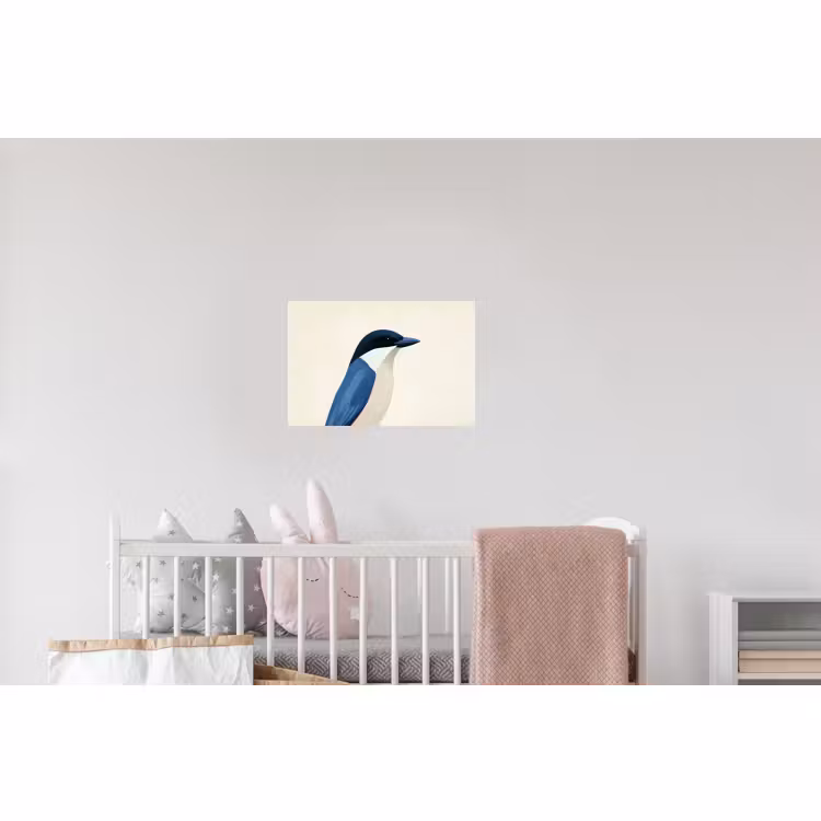 Wandtattoo – Illustration - Blau - Vogel — 5