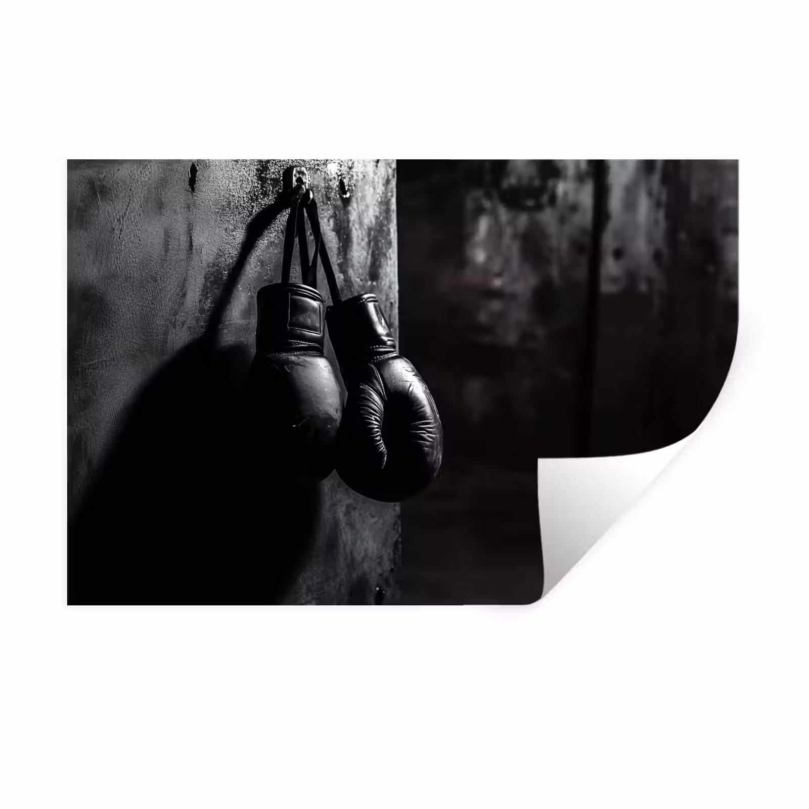 Wandtattoo – Boxhandschuhe - Wand - Dunkel - Schwarz — 1