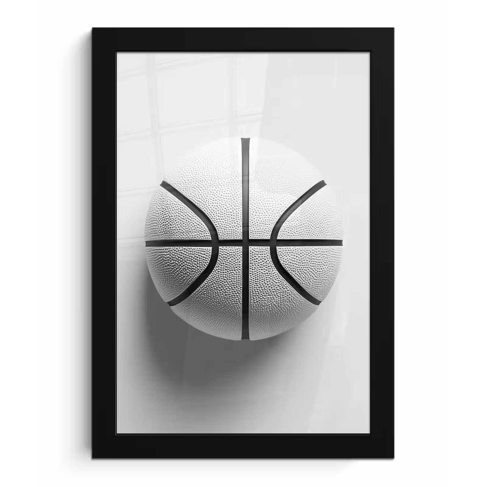 Bilder mit Rahmen - Basketball - Weiß - Schatten - Linien — 1
