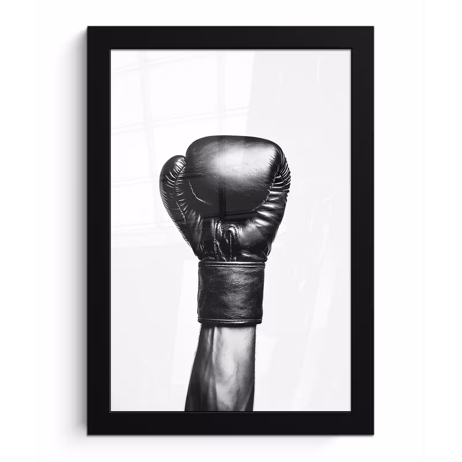 Bilder mit Rahmen - Boxhandschuh - Schwarz - Hand — 1