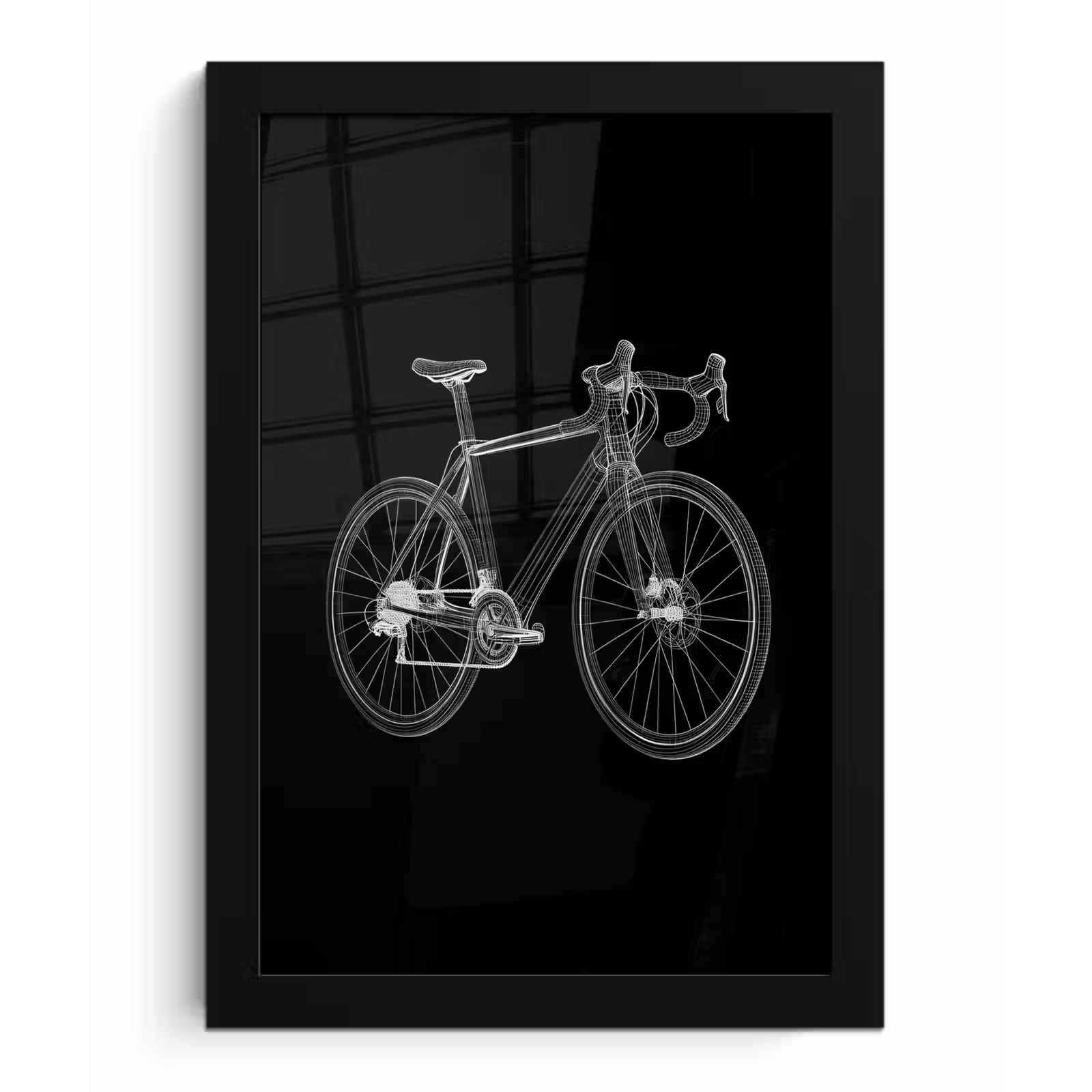 Bilder mit Rahmen - Linien - Illustration - Weiß — 1